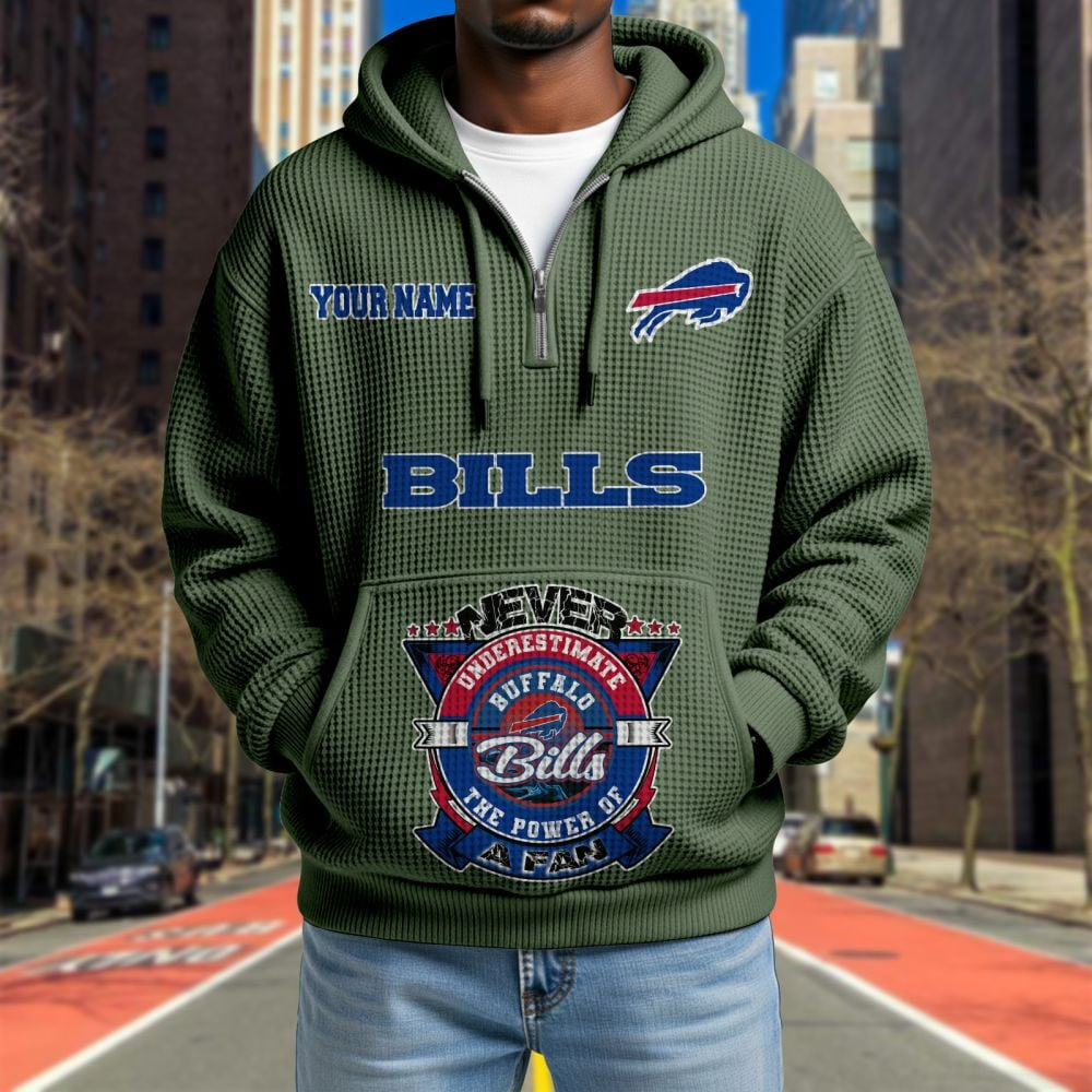 BUF x NFL Waffle Hoodie DATND TANTD