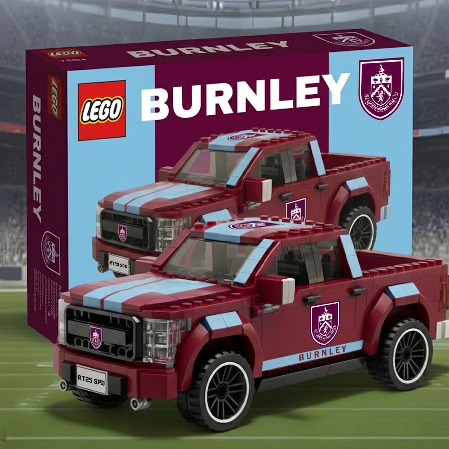 EPL 3D Racing Truck Model Building Block Set 2111 V2 NAK NHT