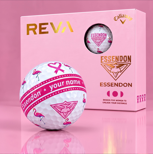 CALLAWAY REVA X PREMIUM AFL ES DELUXE PERSONALIZED GOLF BALL FOR WOMEN TOURNAMENT LIMITED EDITION