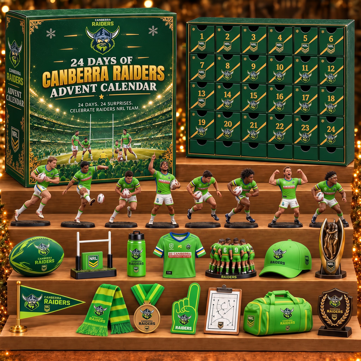 CAN X NRL 24 Days Countdown Christmas Advent Calendar