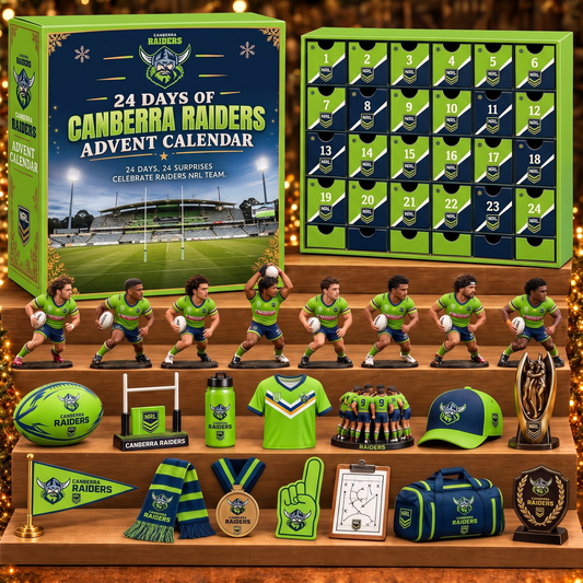 CAN X NRL Team Christmas Advent Calendar – 24 Days Mini Figure & Merchandise Collector Set