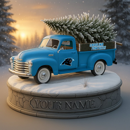 CAR Custom NFL Christmas Acrylic Block Plaque Decor DatND DVT
