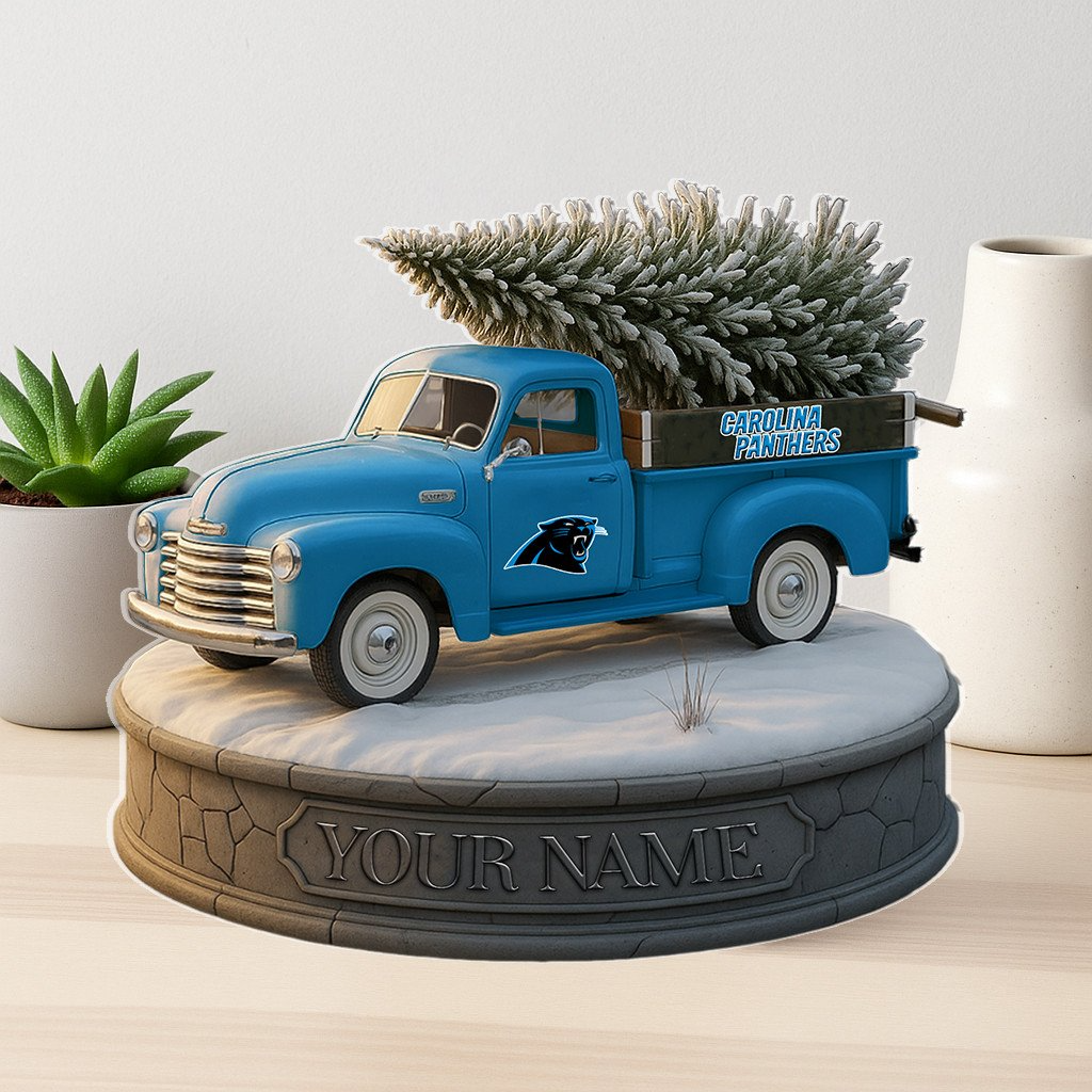 CAR Custom NFL Christmas Acrylic Block Plaque Decor DatND DVT