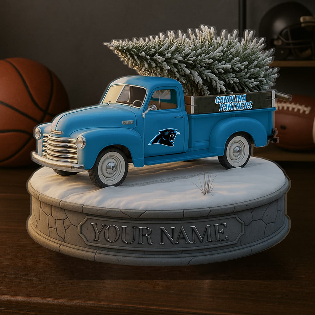 CAR Custom NFL Christmas Acrylic Block Plaque Decor DatND DVT