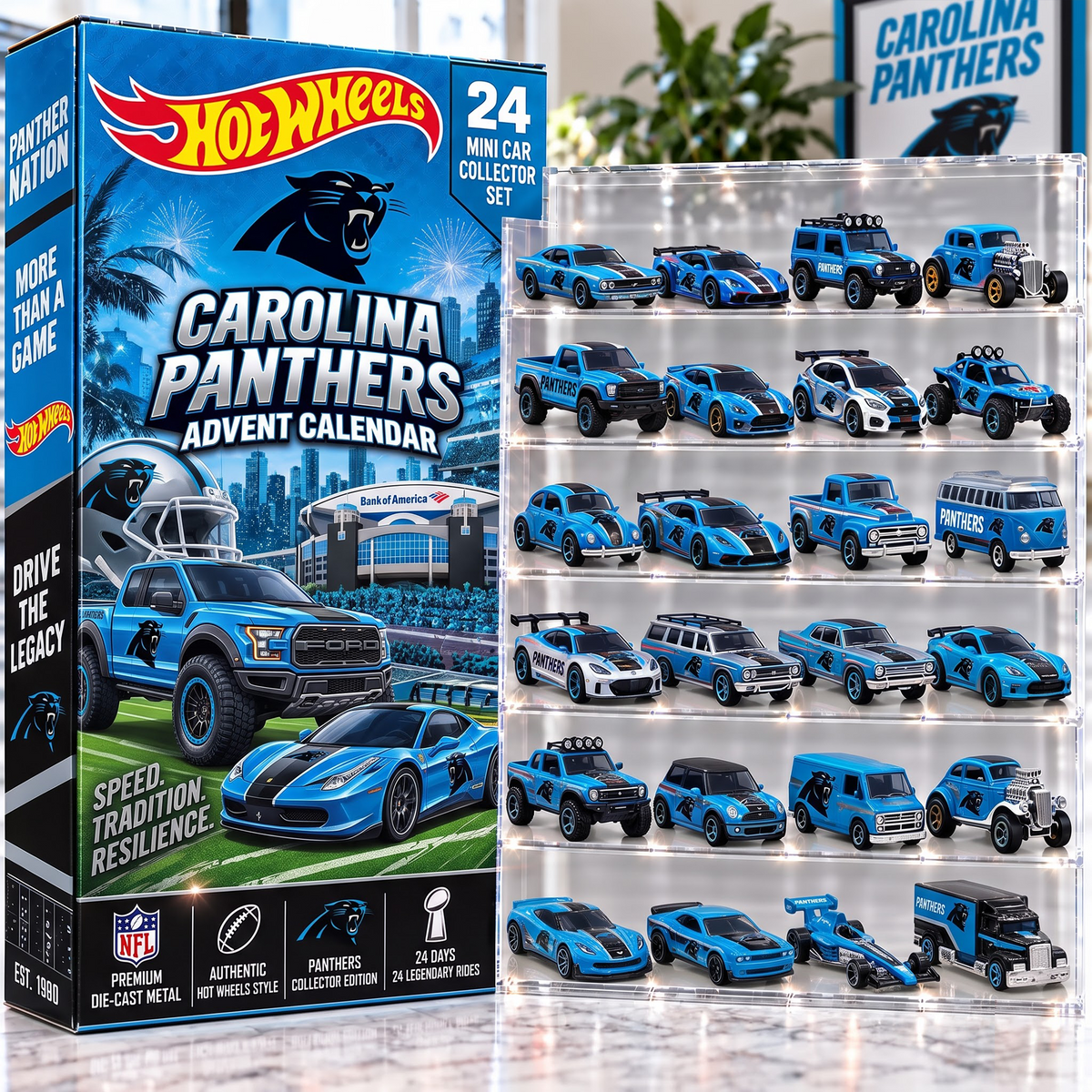 CAR X Premium NFL Mini Car Advent Collection