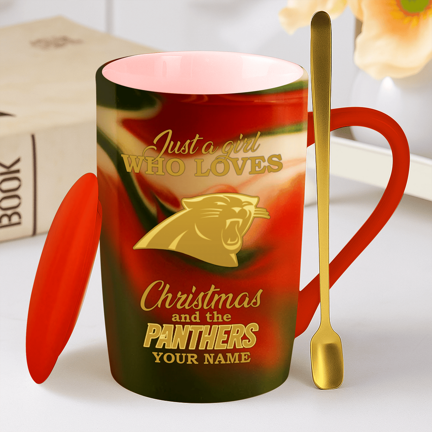 CAR x NFL Christmas Ceramic Cup DATND TANTD
