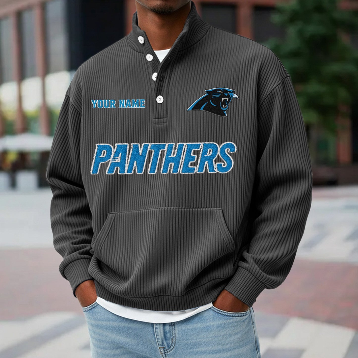 CAR x NFL Waffle High Neck Long Sleeved Sweatshirt DATND TANTD 221125