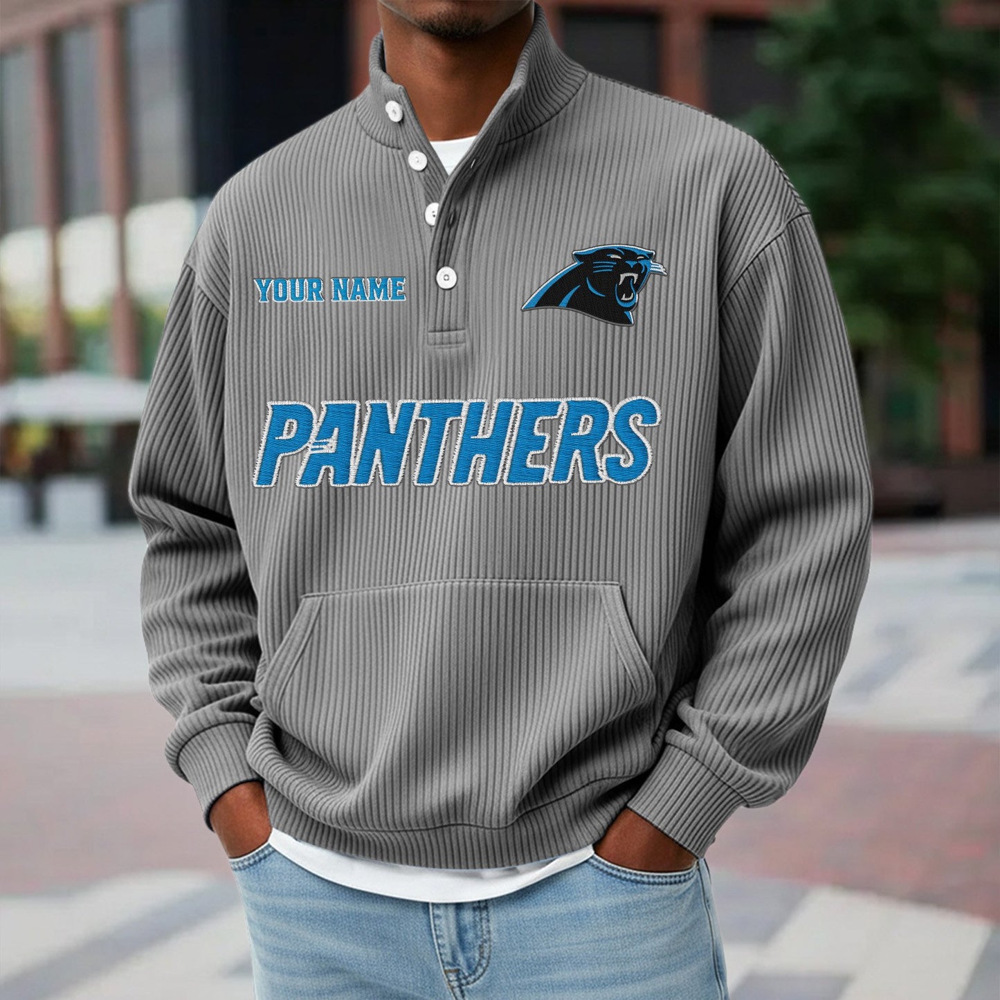 CAR x NFL Waffle High Neck Long Sleeved Sweatshirt DATND TANTD 221125