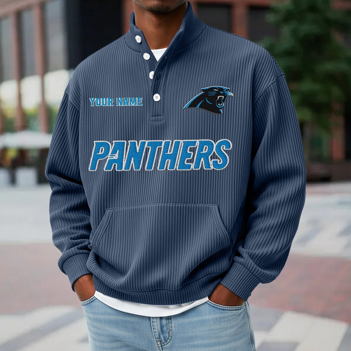 CAR x NFL Waffle High Neck Long Sleeved Sweatshirt DATND TANTD 221125