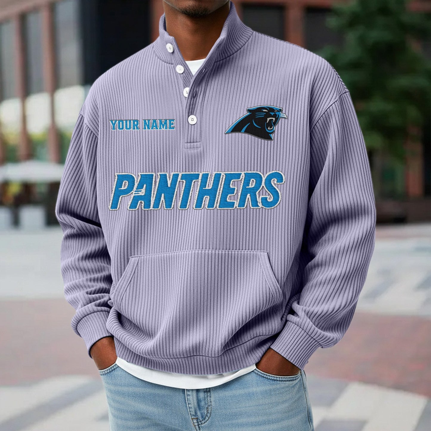 CAR x NFL Waffle High Neck Long Sleeved Sweatshirt DATND TANTD 221125