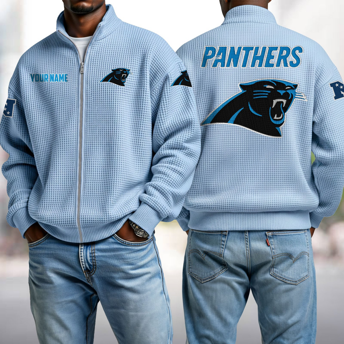 CAR x NFL Waffle Zip-Up Sweatshirt DatND DVT