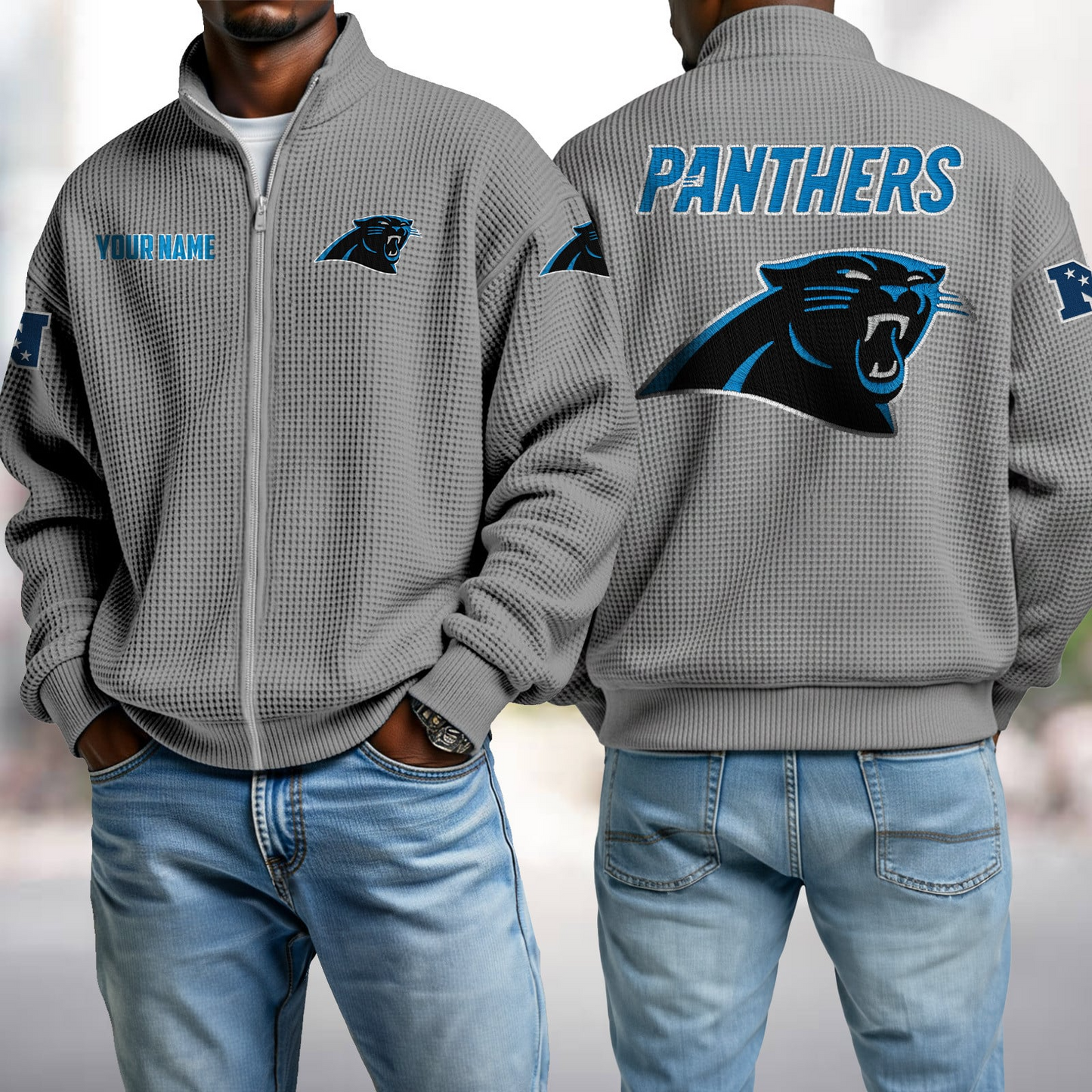 CAR x NFL Waffle Zip-Up Sweatshirt DatND DVT