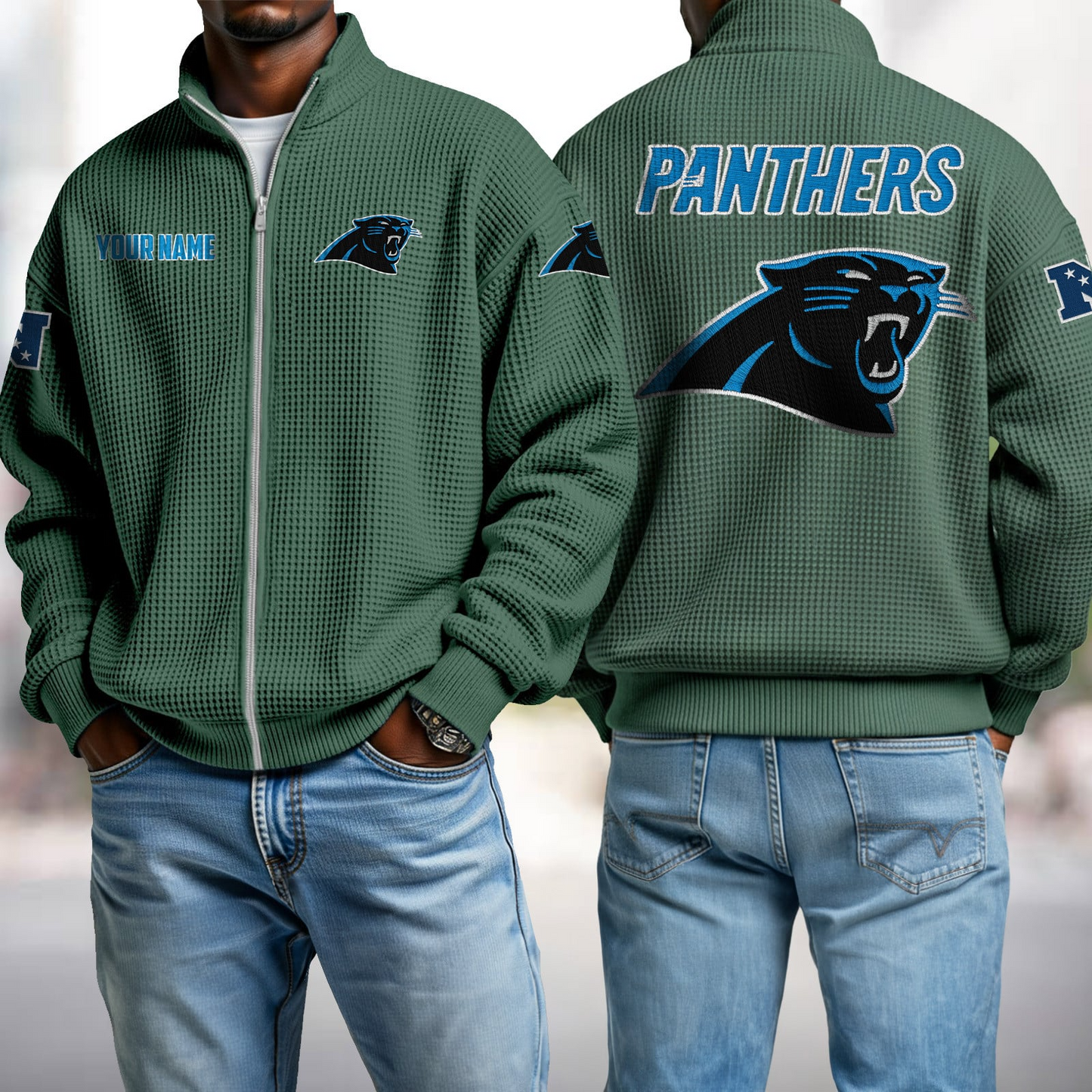 CAR x NFL Waffle Zip-Up Sweatshirt DatND DVT