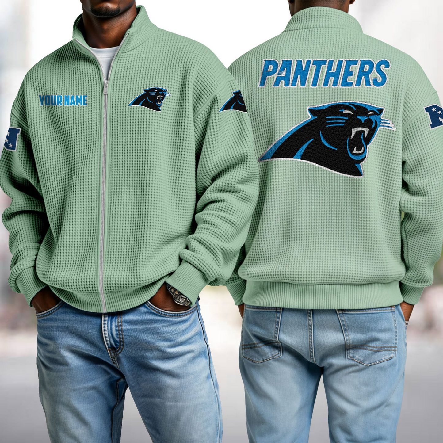CAR x NFL Waffle Zip-Up Sweatshirt DatND DVT