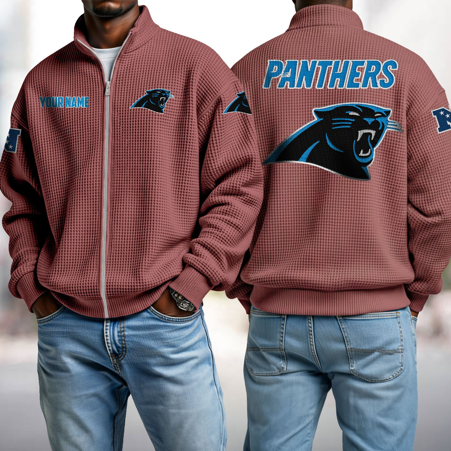 CAR x NFL Waffle Zip-Up Sweatshirt DatND DVT