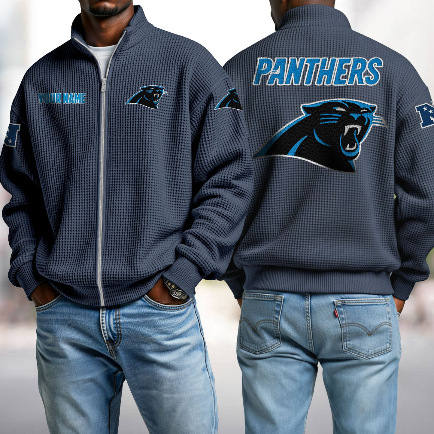 CAR x NFL Waffle Zip-Up Sweatshirt DatND DVT
