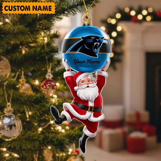 CAR x Personalized NFL Acrylic Ornament Christmas DATND TANTD