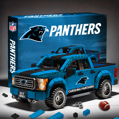 NFL 3D Racing Truck Model Building Block Set 2411 V1 NAK NHM