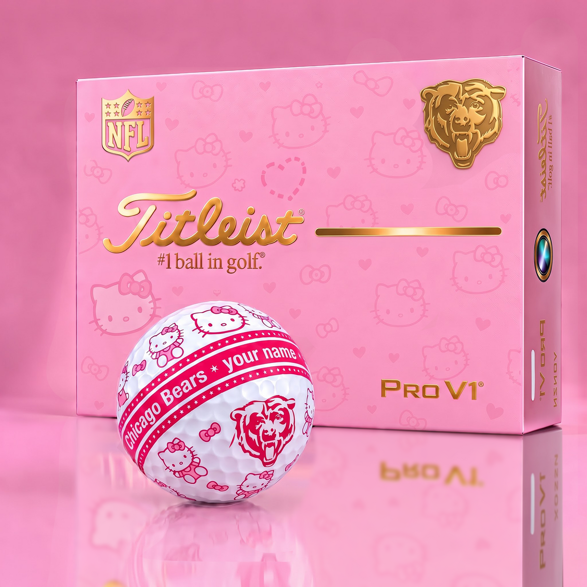 CB x Personalized NFL Hello Kitty Women’s Golf Gift Set