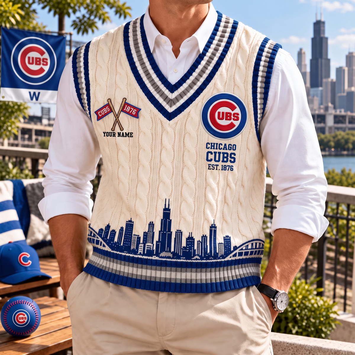 CC x Premium MLB Heritage Sweater Vest