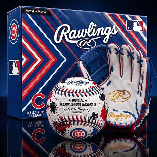 CHC X PREMIUM MLB Personalized Baseball – Custom Name Edition
