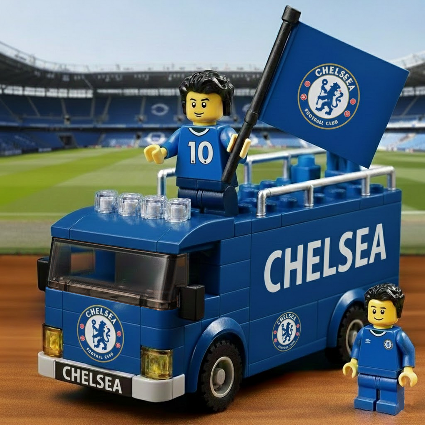 CHE x EPL Building Blocks Bus Toy Set 2111 DatND DVT