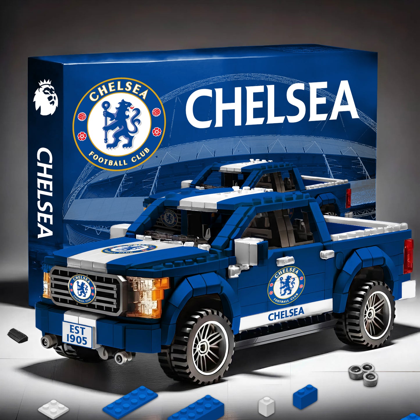 CHE EPL 3D Racing Truck Model Building Block Set 2911 V1 NAK NHM
