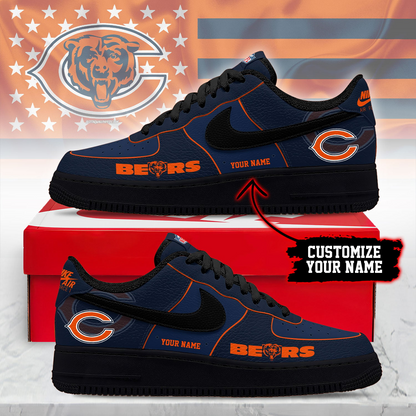 CHI Premium NFL Custom AF1 Shoes DDT CTND