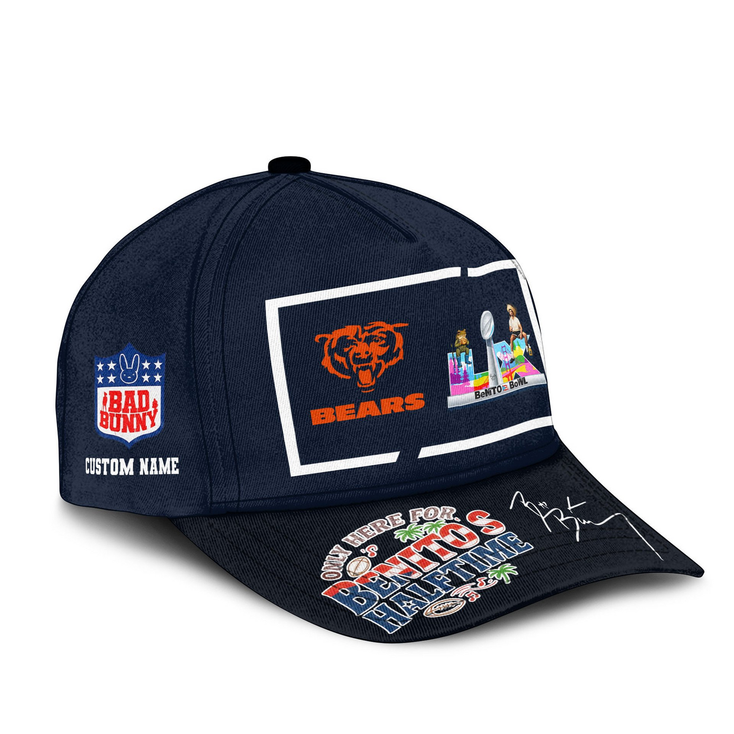 CHI Premium NFL Only Here For Benitos Halftime Cap DDT HLPHUONG