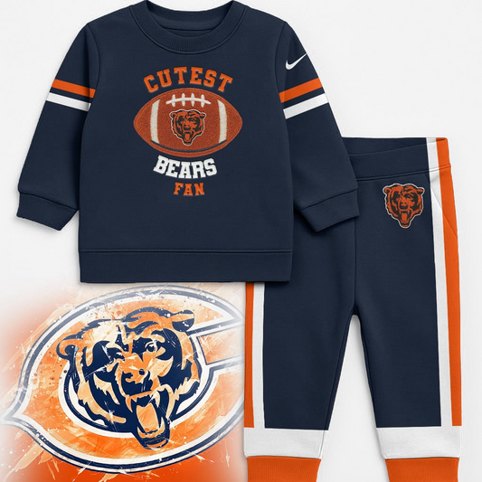 CHI Premium NFL Unisex-Baby Shirt and Sweatpants Set DDT NTL