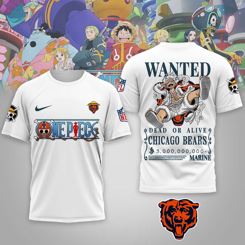 CHI Premium NFL Wanted Monkey D Luffy 3D Shirt DDT NTL