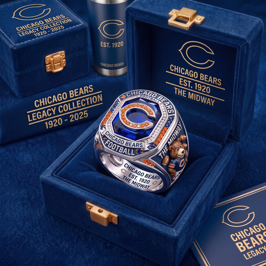 CHI X Custom NFL Team Anniversary Collector's Ring Set