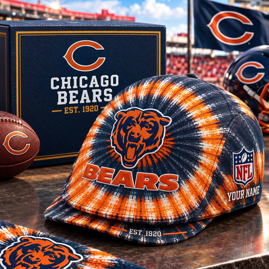 CHI X Custom-Printed Jeff Hat – Gift for NFL Fans (Limited Edition, Name Customizable)