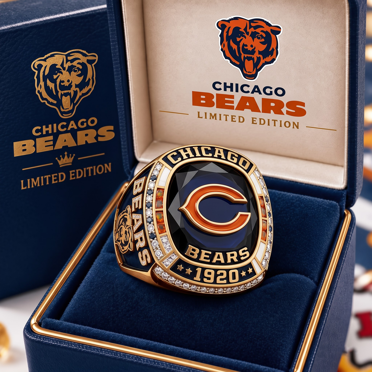 CHI X NFL Team Limited Edition Replica Ring