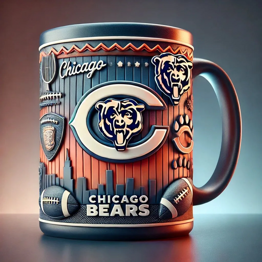 CHI X NFL football team Mug Series – Limited Edition Collectible 0412 NAK NHT