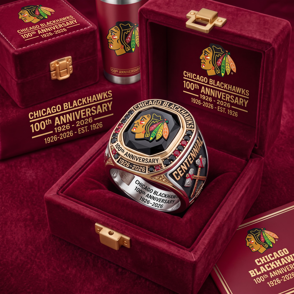 CHI X NHL Anniversary Ring Box Set