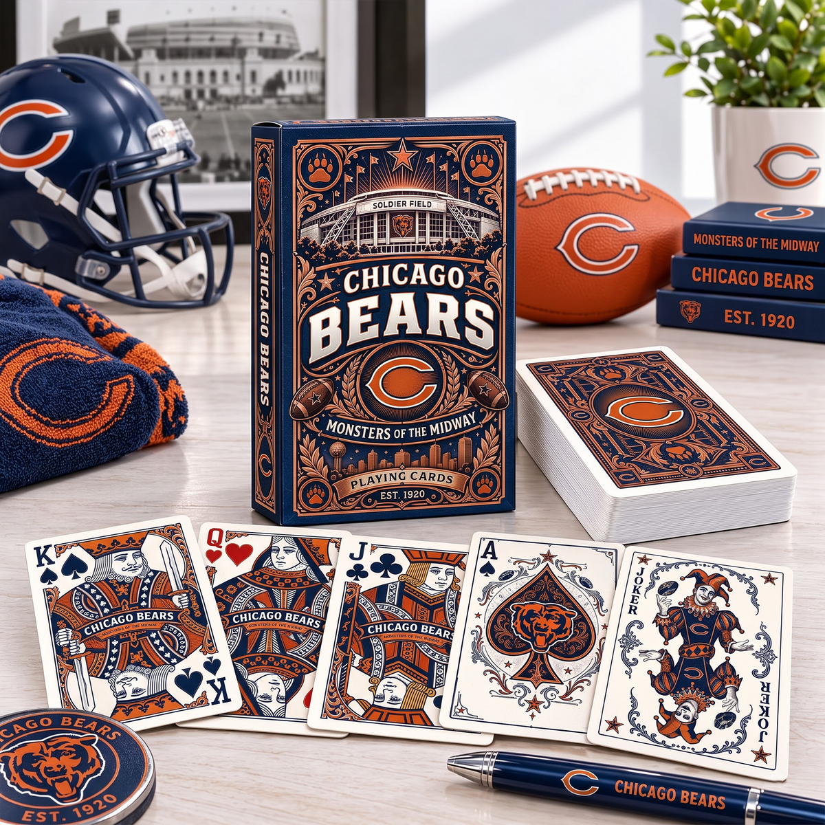 CHI X Premium NFL Playing Card Box Set