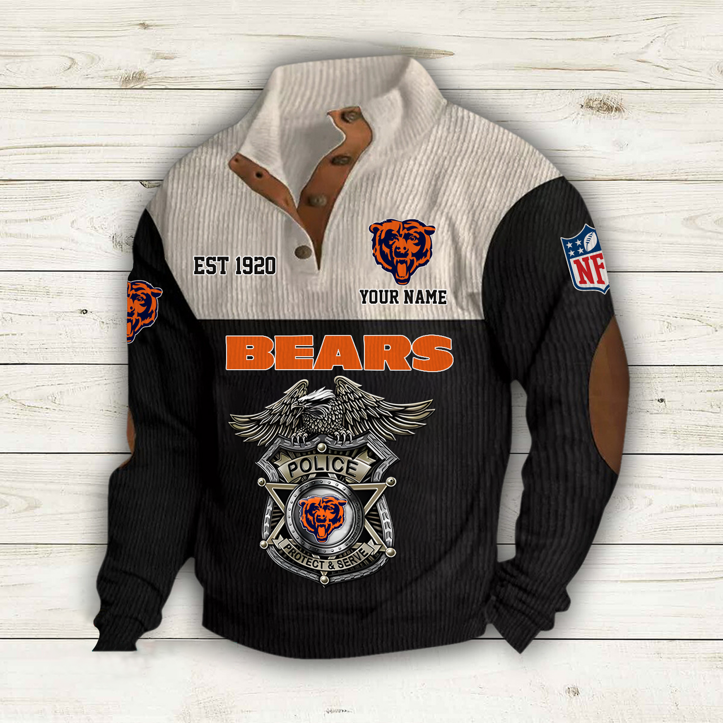 CHI x NFL Custom Name Sport Sweatshirt DatND DVT