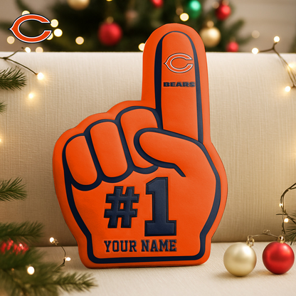 CHI x NFL Customized Shaped Pillow Christmas DATND TANTD