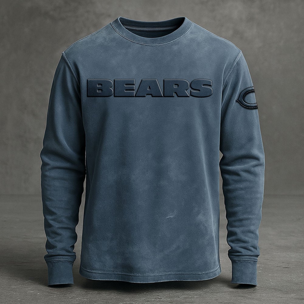 CHI x NFL Embossed SweatShirt DATND TANTD