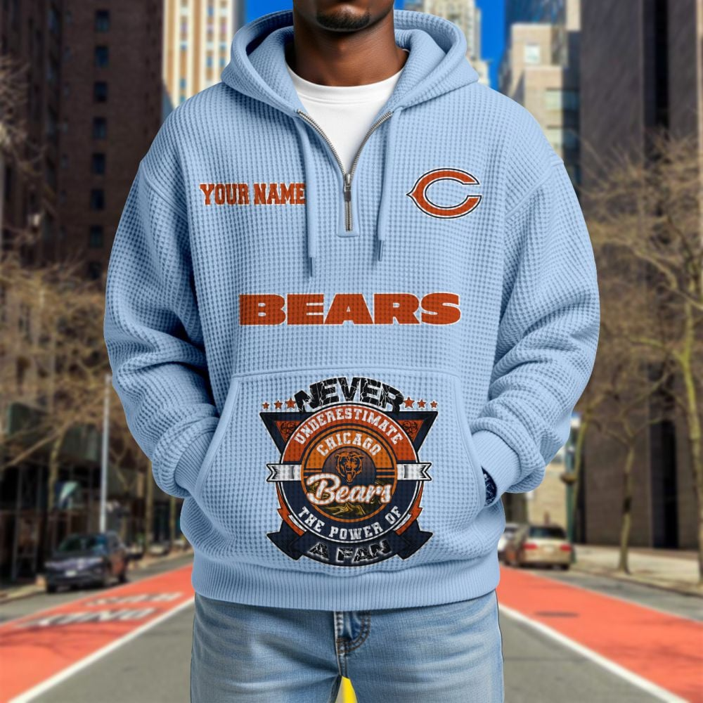 CHI x NFL Waffle Hoodie DATND TANTD