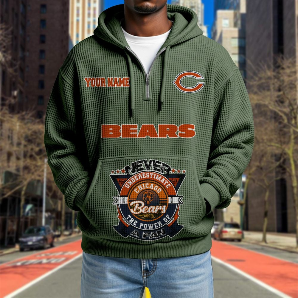 CHI x NFL Waffle Hoodie DATND TANTD