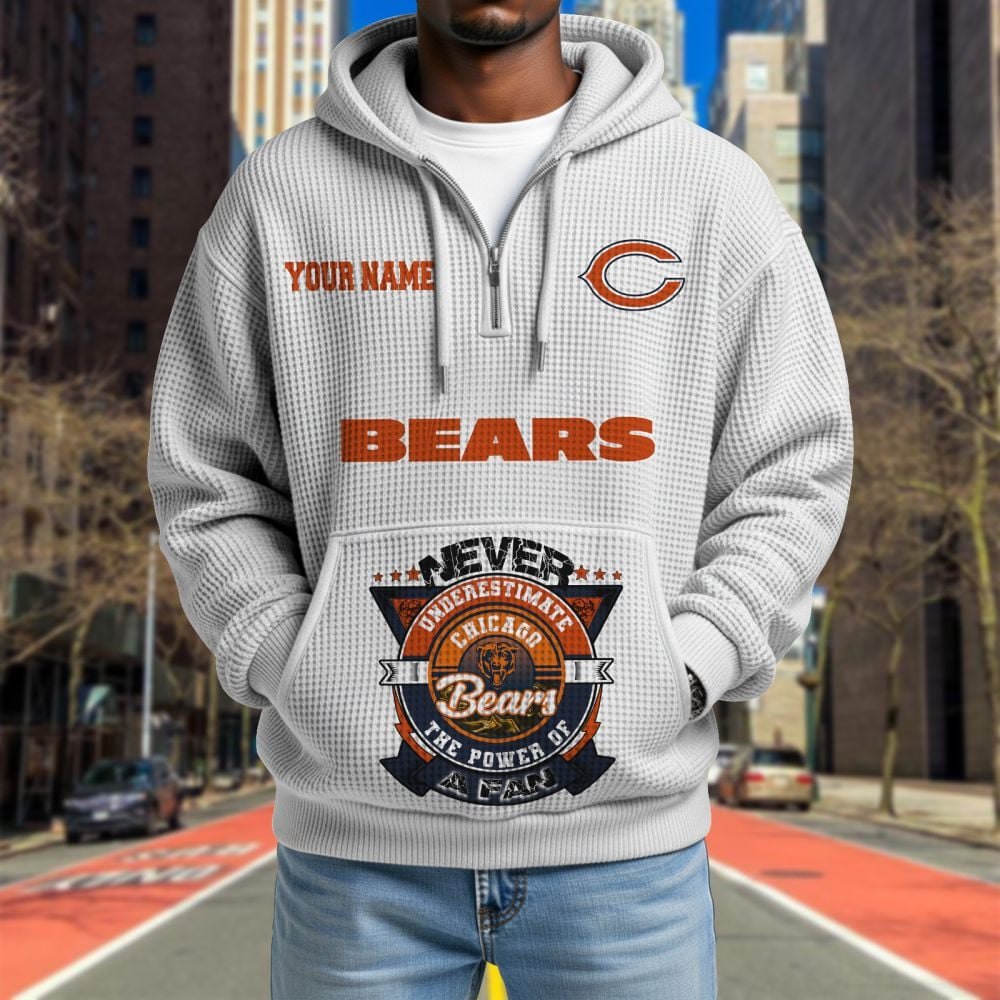 CHI x NFL Waffle Hoodie DATND TANTD