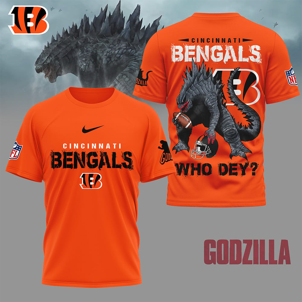 CIN Premium NFL Godzilla Football Shirt DDT CTND