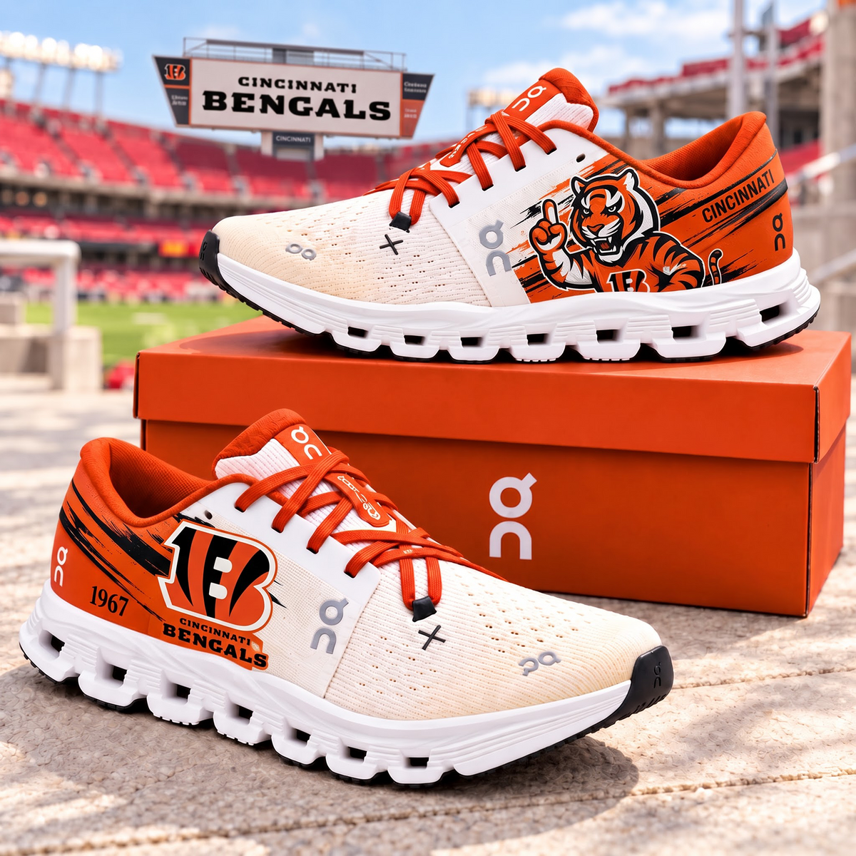 CIN X Premium NFL Monochrome Sneakers