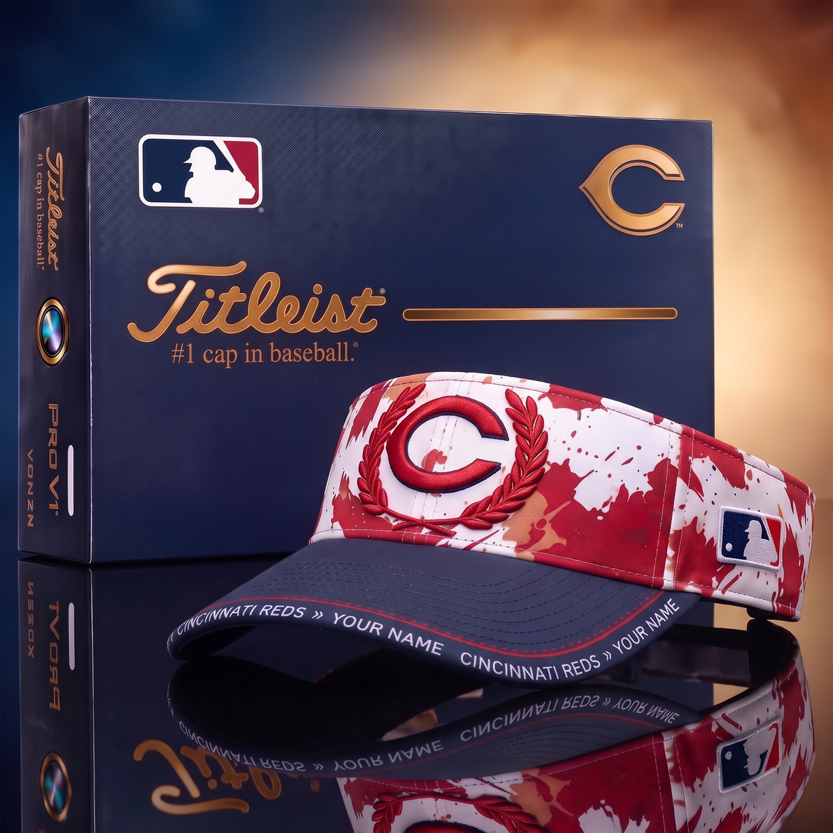 CIN X Premium Titleist Visor Hat with Premium Gift Box