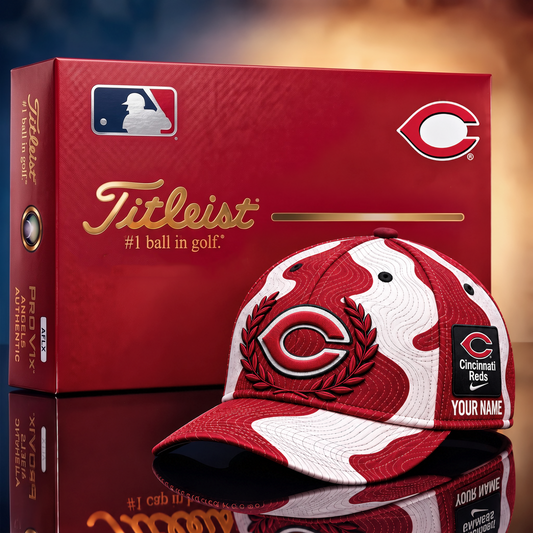 CIN x MLB Team Titleist Baseball Cap with Display Box