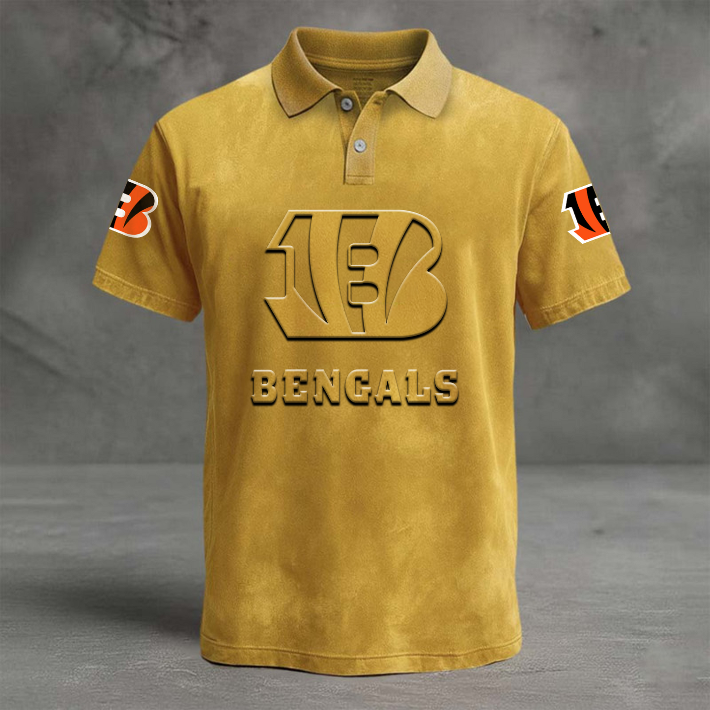 CIN x NFL Embossed Polo Shirt DATND TANTD