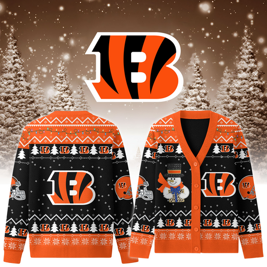 CIN x NFL Premium Knitted Cardigan Jacket DDT CTND