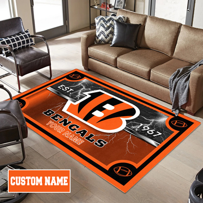 CIN x NFL Rug DATND TANTD